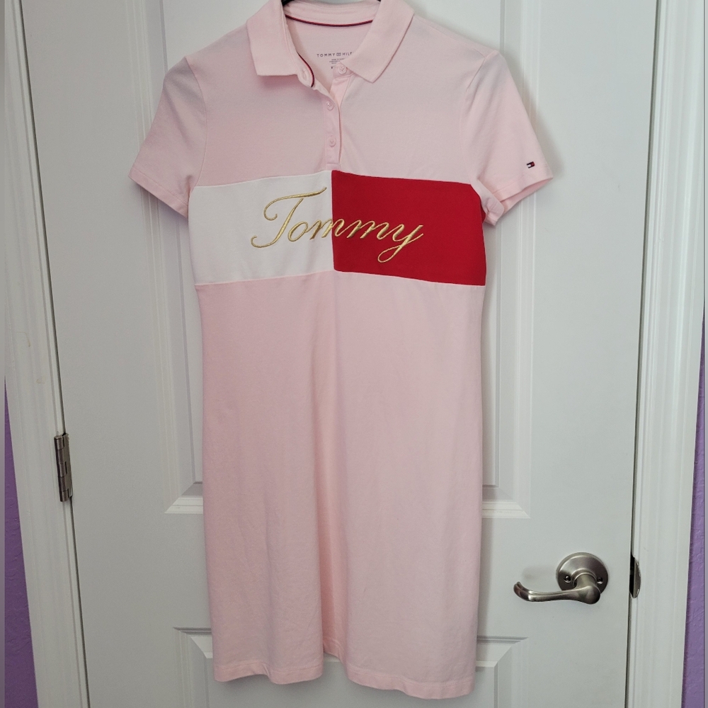Tommy Hilfiger Pink Polo Dress  XS Like New